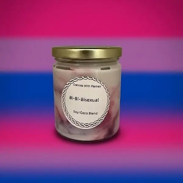 Bi-bi-bisexual Candle