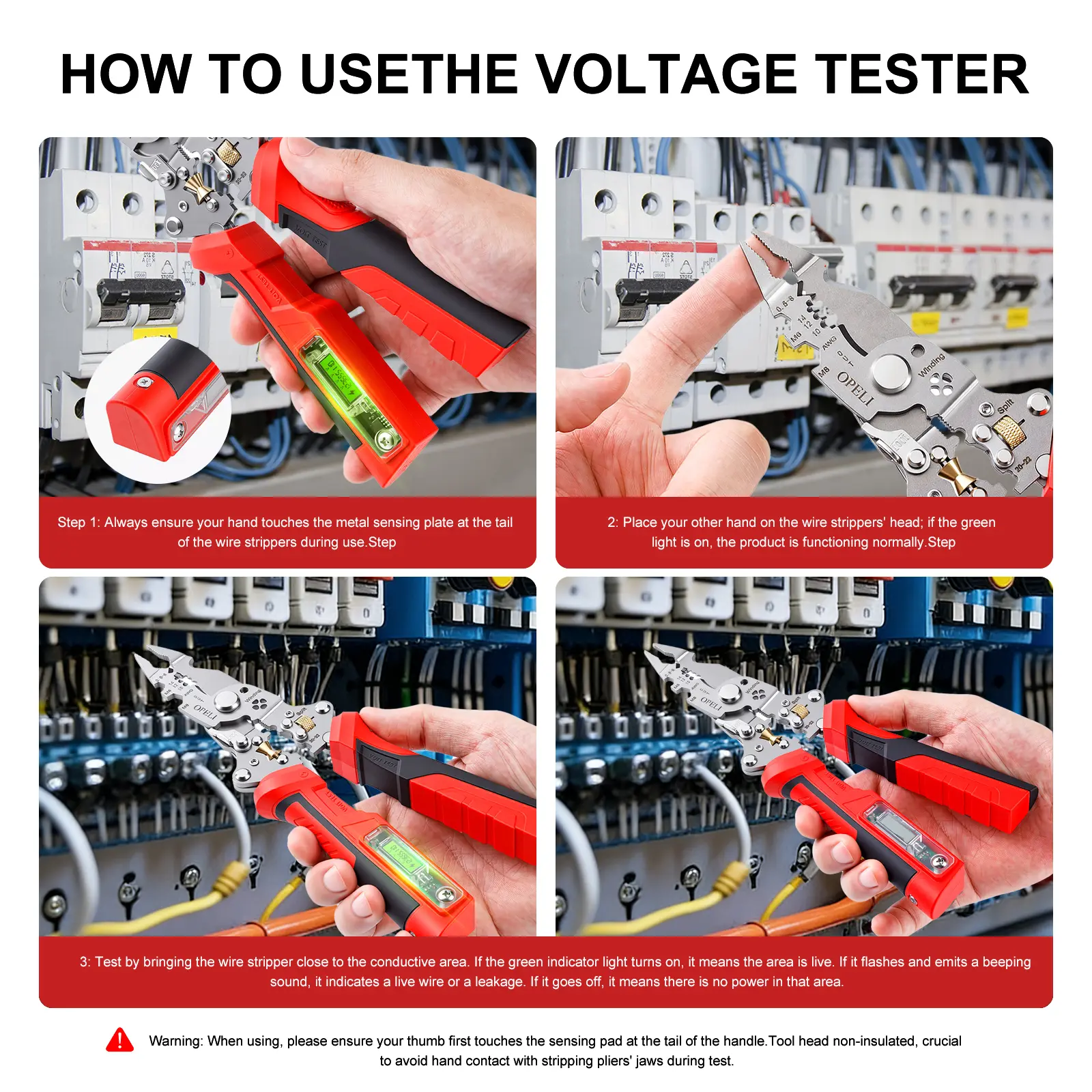 OPELI 16 in 1 Wire Stripper Twister forCutting and Pulling Wires