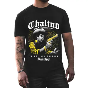 Unisex Oversized Chalino Graphic Hoodie Sweatshirt - Chicanos Cholo Mexican Style Casual Sports Top