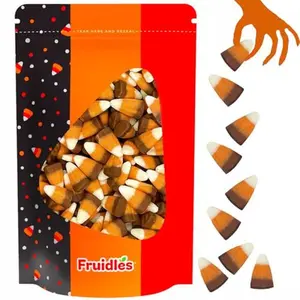 Fruidles Halloween Candy Corn Treats, Gluten-Free, Fun & Festive Holiday Snacking (1 Pound, Spooky Indian Candy Corn)