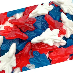 Red White and Blue Candy | 1 Pound Bag | Patriotic Candy | Gummy Planes | 4th of July Gummies | Memorial Day & Themed Party Favors | Assorted Berry Flavors