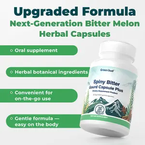 Green Bud 7 Spiny  Bitter Gourd Herbal Capsules Contain Extracts of Bitter Gourd, Cinnamon, Ginseng, and Mulberry Leaves, etc.  #DealsForYouDays#summerwins
