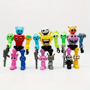 Sprunki Robot Doll Toy, Unique Robot Design, Joint-Movable Action Figure, Collectible PVC Model, Perfect Gift for Players & Collectors