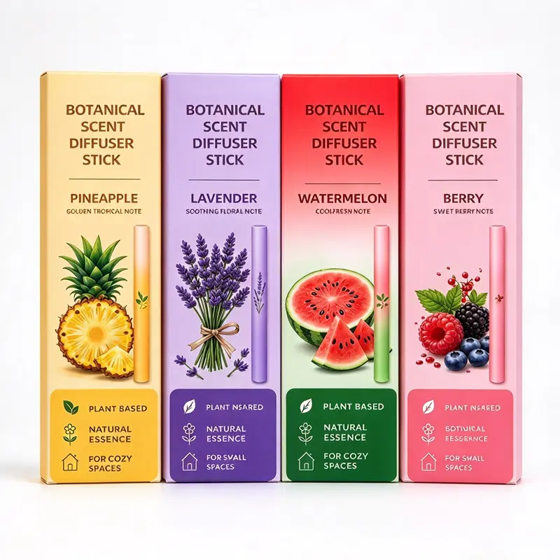 Portable Home Fragrance Aroma Stick for SmallSpaces,Botanical-Inspired Ambient Fragrance,Multiple Scent Optionsfor Home and Office