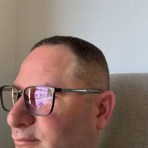 ZENOTTIC Daily Anti Blue Light Glasses Office Work Gaming High Quality Lightweight TR90 Flexible Frame Unisex UV400 Protection Adjustable Clear