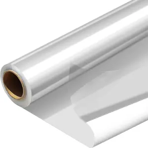 Folio Clear Celloane Wrap Roll 32" x 50' Folded 3 Mil Thick Celloane For  Basket  Goodie Wrapping Craft Flower Bouquet Plastic (32" fold into 16")