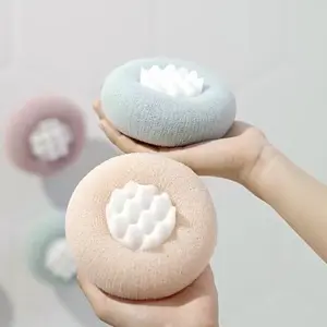 SPA Massage Exfoliating Bath Loofah, Suction Cup Foaming Shower Sponge, Deep Cleansing Body Scrubber