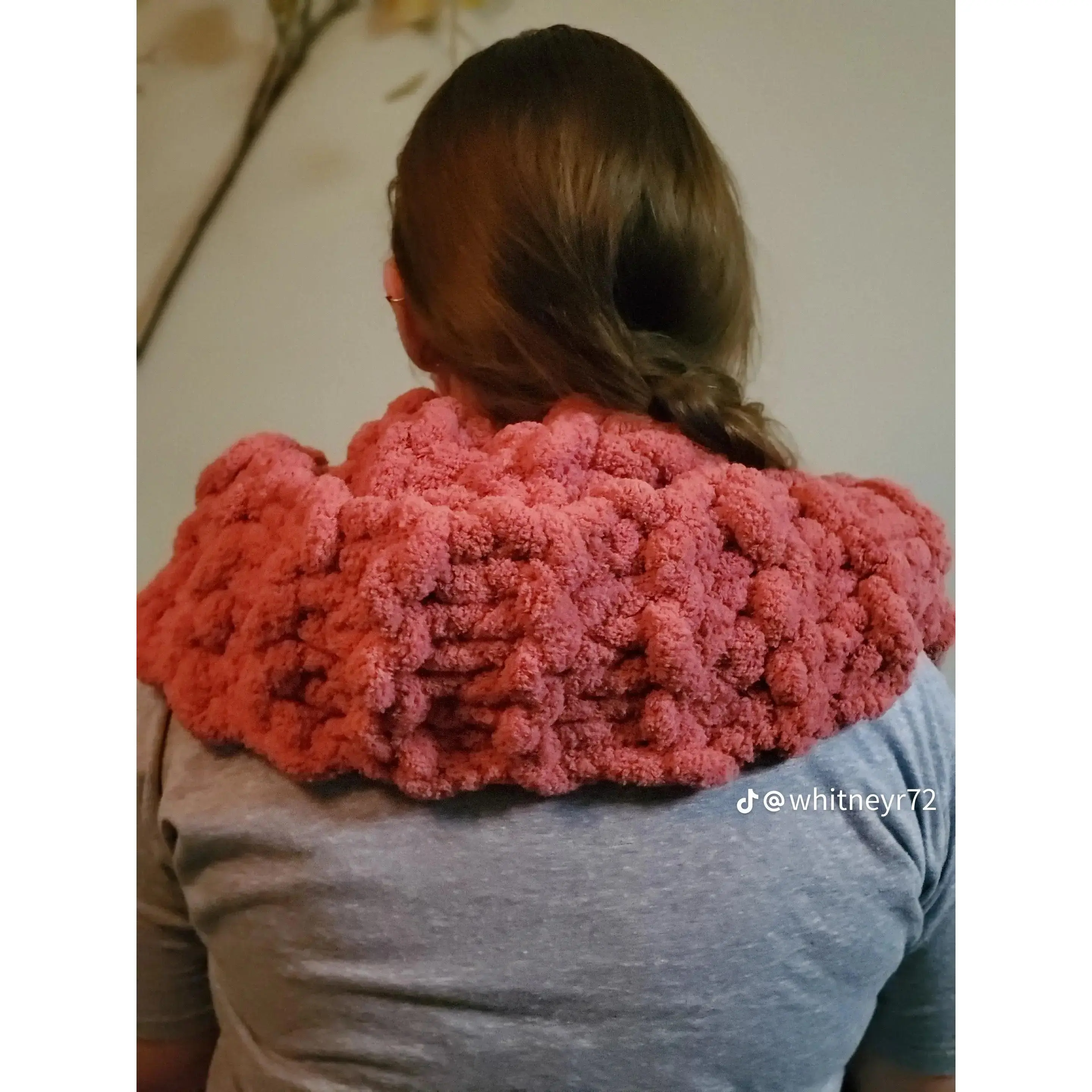 Chunky Chenille Infinity Scarf