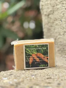 Carrot and turmeric soap