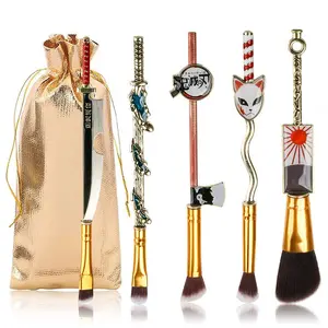5Pcs Nezuko Makeup Brush Set
