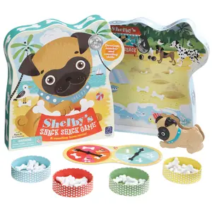 Educational Insights Shelby's Snack Shack Game, Preschool Math Game with Spinner for 2-4 Players, Fun Family Board Game for Kids Ages 4-6