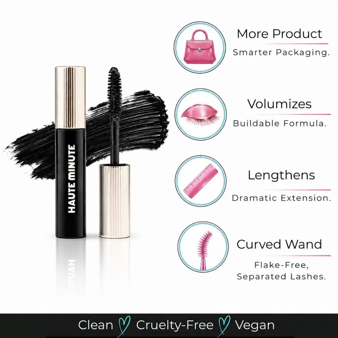 Flash Lash Mascara - Cosmetic, Lightweight Design, Convenient Application, Suitable for All Skin Types