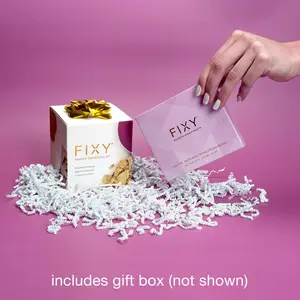 FIXY $50 Gift Set for Makeup Creation and Repair Tool - Includes Clear Empty Cosmetic Magnetic Palette and Gift Box