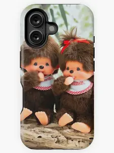 Monchichi Vintage Monkeys iP Case, Cute Phone Case, Funny Gift, Gift for Women, Mom, Sister, Friend, Him/ Her, Birthday - iP Xr, 11, 12, 13, 14, 15, 16, 17, S21, 22, 23, 24, 25 - Tough Case, MagSafe Case, Phone Case
