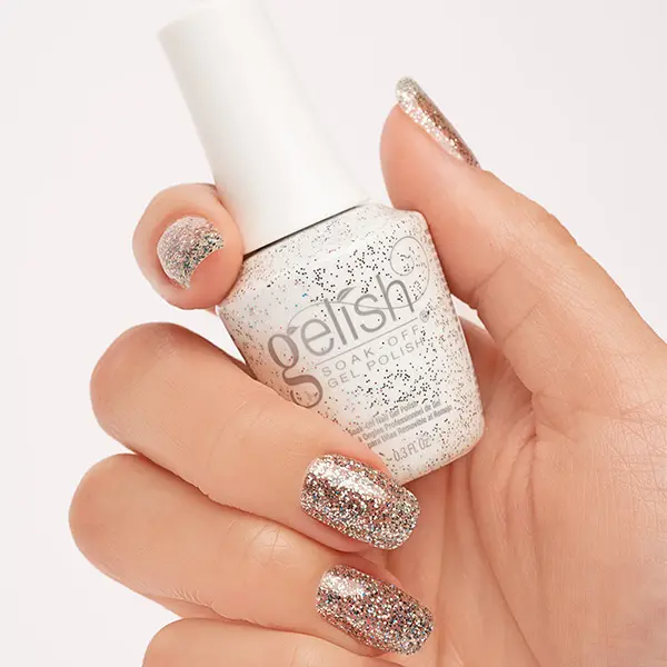 Gelish MINI Girls' Night Out, Long-Lasting Soak-Off Gel, Vibrant Color, Chip-Resistant, High Shine, Professional Salon Quality, 9mL.