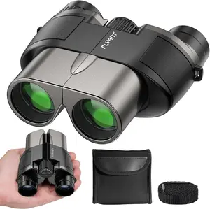 Compact Travel Binoculars 12x25 | Waterproof, Clear Vision, Lightweight (0.6 lbs)
