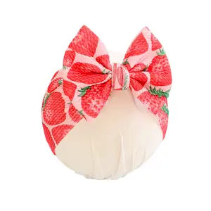 Strawberry Headwrap Bow