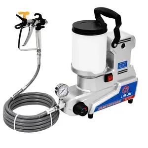 Portable Airless Paint Sprayer 2.5 L/Min High Flow Rate 3 Adjustable Speeds 2L Capacity 5m Hose for DIY Projects Emulsion Paint Compact Design summervibes☀️
