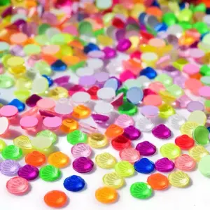 SS12 Round Neon Nail Art Glass Rhinestone 3mm Flat Back Phone Case DIY Decoration