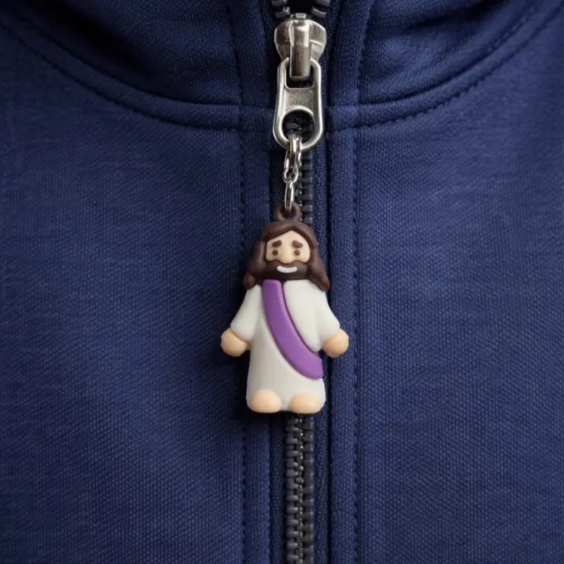Mini colorful Badge Charm Zipper Charm Backpack Charm