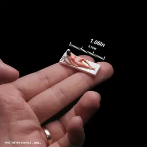 The 1/64 scale Beach Party Vacation Character Set includes 2 characters, a surfboard, a beach chair, a motorboat, an inflatable swimming pool, and a safety officer's seat.