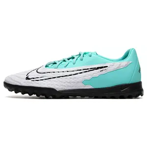 Nike Phantom GX Academy Artificial Turf Football Cleats for Men and Women - Comfort, Professional Stability, Blue and White Trending Shoes, House White Official Shoes to Get / Maison Mihara