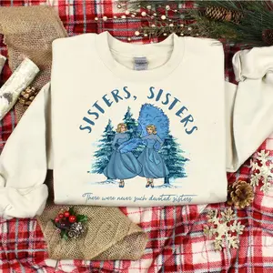 Vintage Sisters White Christmas Movie Sweatshirt