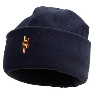 World Bank Money Icon Embroidered Big Size Reversible Micro Fleece Cap