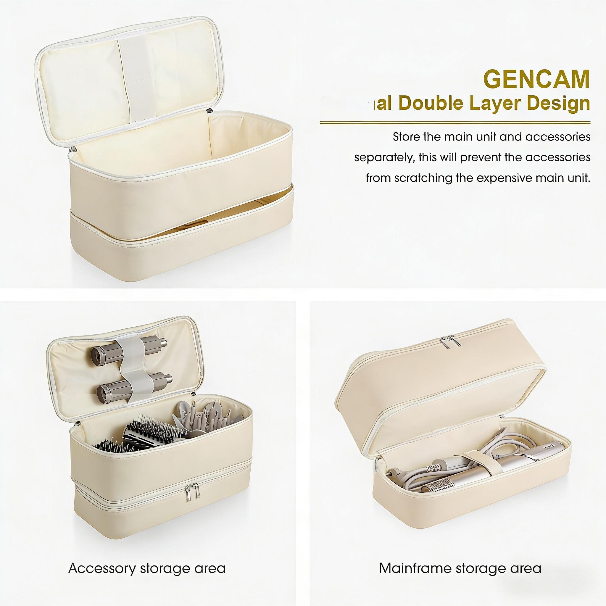 Carrying Case for Shark Flex Style Dyson Airwrap Supersonic Hair Dryer Double-Layer Travel Storage Bag Also for Revlon Hair Dryer Brush Hair Accessories Tools