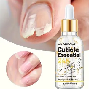 Formaldehyde-Free Vitamin E & Keratin 24K Nail Polish - 7-Day Care, Enriched with Vitamin E, for Dry and Damaged Cuticles, Anti-Breakage Shiny Finish, Fast Absorbing and Moisturizing