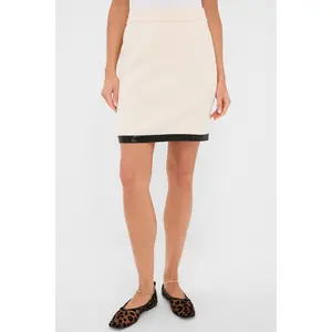 Cream Knit Kennan Skirt