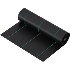 4ft x 300ft Weed Barrier Landscape Fabric Heavy Duty  3.5oz PP Ground Cover Weed Barrier Weed Blocker Fabric Commercial Grade Underlayment Geotextile Fabric for Construction Projects
