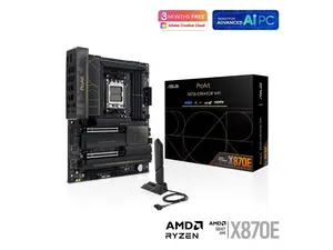ASUS ProArt X870E-CREATOR WIFI AMD AM5 X870E ATX Motherboard PCIe 5.0 x16 slots with full support for next-gen GPUs, 16+2+2 power stages, DDR5, dual USB4, 10 Gb & 2.5 Gb LAN, WiFi 7, four M.2 slots