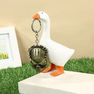 Elegant Resin Duck Desktop Sculpture, Home Decor Magnetic Key Holder & Tool Rack, Creative Gift for Bedroom Office Hotel, Statue