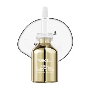 PURCELL 88B/mL L-Glutathione Flexible Liposome 5% Face Serum with Vitamin B3 E & Tranexamic Acid Hydrating Brightening Lightweight 1.01 oz Korean Skincare Solution