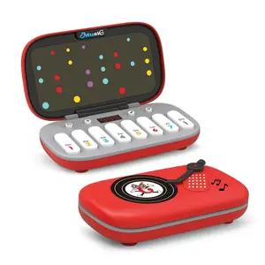 New Rhythm Master Music Game Machine, 7 Modes, Portable Pocket Piano, Kids Electronic Piano, Educational Toy, Cognitive Development, Ideal Birthday Gift
