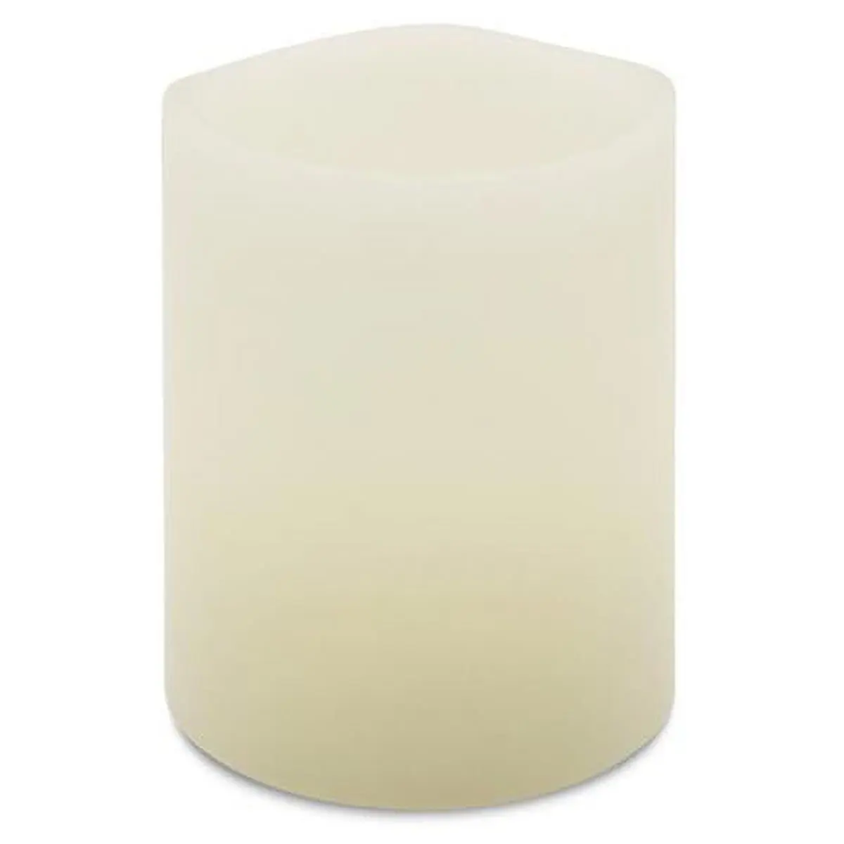 2.5 x 2 in. Dia. Matchless Darice Ivory Vanilla Honey Scent Pillar Flameless Flickering Candle, Pack of 4