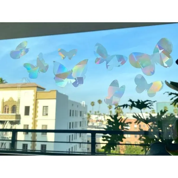 Butterfly Suncatcher Sticker Set, Rainbow Maker Stickers, Window Sticker, Home Decor