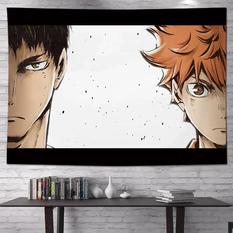 Haikyuu!! Hanging Cloth Background Cloth Dormitory Bedroom Renovation Bedroom Headboard Decoration Wall Curtains Tapestries