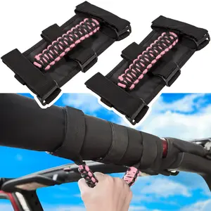 Roll Bar Grab Handle Grip Handle for Jeep Wrangler CJ YJ TJ JK JL Gladiator 2PCS