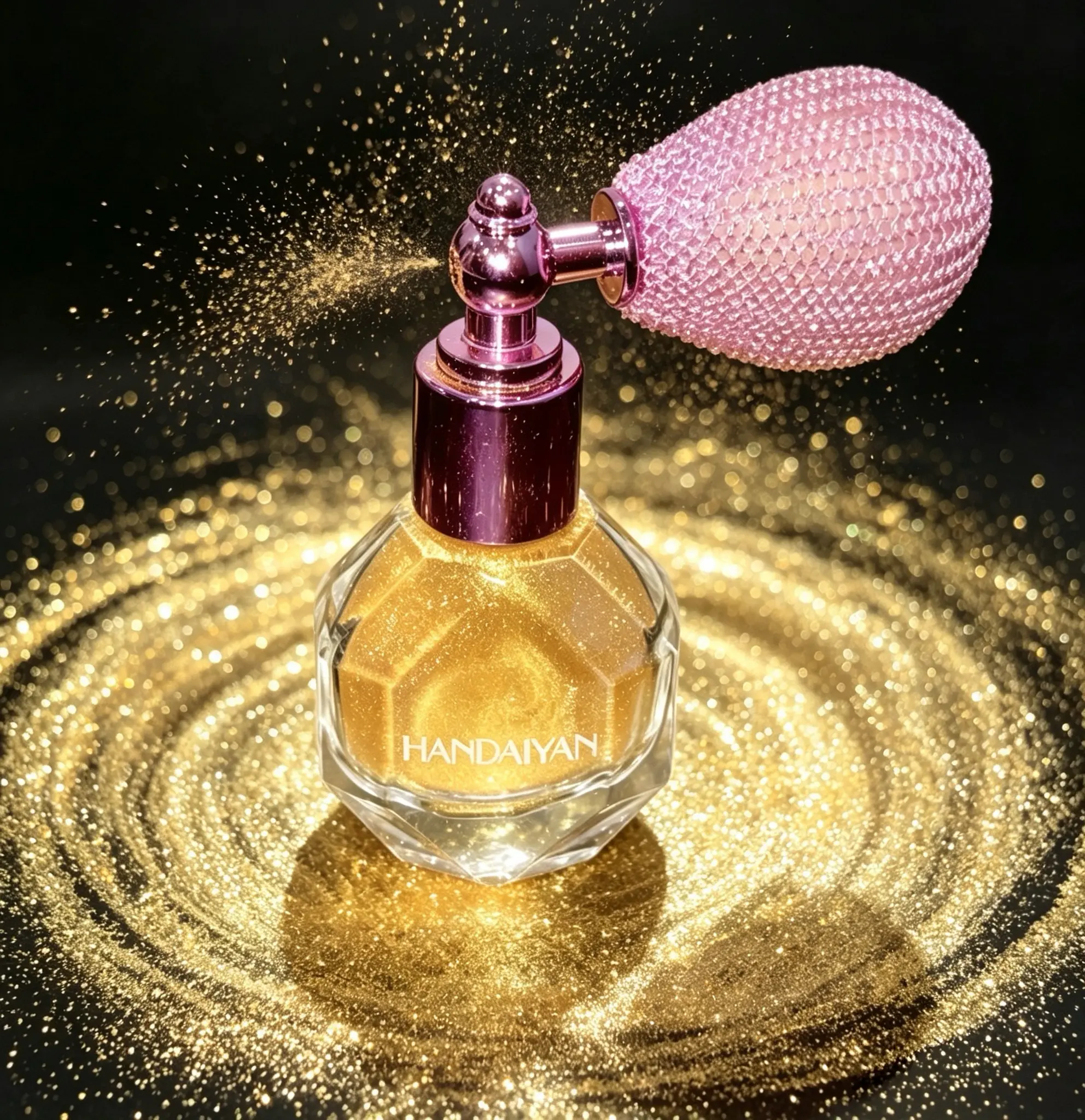 Highlighter Powder Spray Magic Shimmer - For Body, Hair, Face, Lips - Sparkle Glitter Highlighter Makeup Powder - Lightweight - Long Lasting or Women Halloween Party or Daily Wear,sunscreen