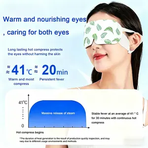 Wormwood Steam Eye Masks 5-Pack - Self-Heating Eye Pads, No Microwave Needed, Disposable Warm Compress for Dry Eyes Relief, Sleep Mask, Spa Travel & Relaxation Gift