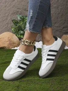 Women's Casual Textile Sneakers, All-Season Comfortable Rubber Sole Shoes, Breathable Anti-Slip Design, Perfect for Daily Wear & Travel