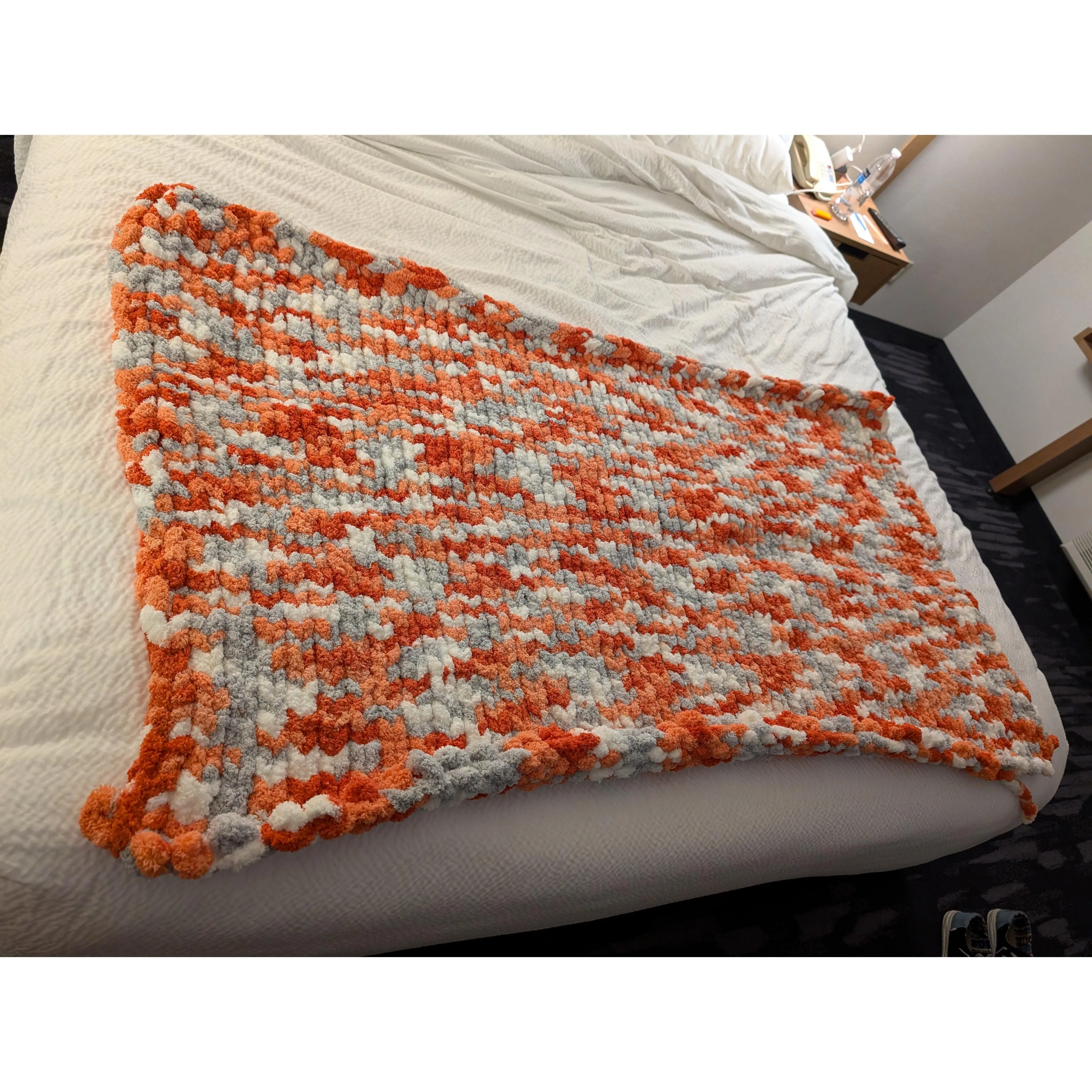 Custom Chunky Hand Knit Blanket