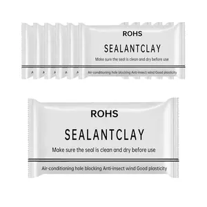 6 count White Seal Putty, Duct Seal Repair Sealing Clay & Moldable  Putty,Ideal for Sealing Drain Connections, Wall Holes, and Air Conditioning Openings, Reliable and Efficient.