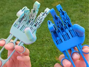 Movable Joint Mechanical Hand Model with Adjustable Fingers | Stress Relief Fidget Toy Creative Desktop Decoration Technological Gift