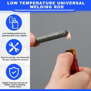 Low Temperature Universal Welding Rods Flux Cored Wire for Copper Iron Aluminum Use with Lighter Low Temperature Universal Welding Rods Flux Cored Wire for Copper Iron Aluminum Use with Lighter