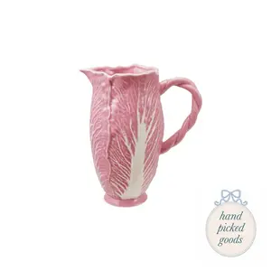 Stoneware Cabbage Pitcher