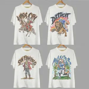 Skeleton All Teams Football T-shirt, Vintage Style Gildan 5000 Crewneck Sport T-Shirt Streetwear Casual Cotton Crewneck Shortsleeve Menswear