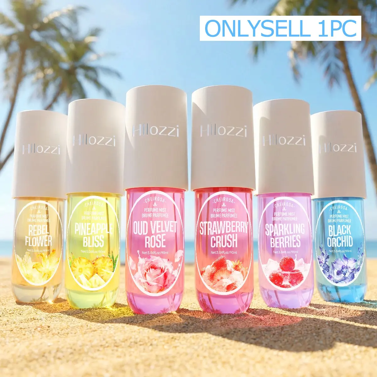 Hair and Body Fragrance Spray, Hair Body Perfume, Enchanting Fragrance, Fragrance Long Lasting, Multiple Scent Options, 3-6 Hours Duration, Enhance Personal Charm, Perfect for Parties and Gifts, Body Perfume Sprays